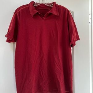Patagonia cotton polo, Red, XL
